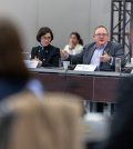 Scott Jones, president of Shared Services Canada speaks to his peers at the Global Government Digital Summit in Ottawa.
