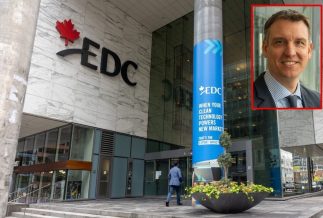 Export Development Canada (EDC): Scott Moore (inset) described the project as “an important step in deepening our understanding of tokenisation and distributed-ledger technology, and how it can contribute to the efficiency and security of financial instruments to better serve investors, businesses and the financial community”
