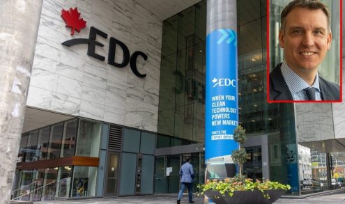 Export Development Canada (EDC): Scott Moore (inset) described the project as “an important step in deepening our understanding of tokenisation and distributed-ledger technology, and how it can contribute to the efficiency and security of financial instruments to better serve investors, businesses and the financial community”