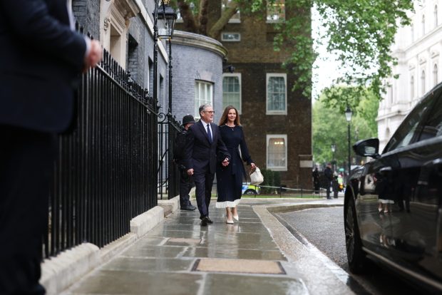 Sir Keir Starmer: the PM and wife Victoria depart 10 Downing Street for today’s King’s Speech I Credit: Lauren Hurley / No 10 Downing Street