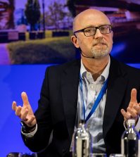 Phil Swan speaking at Global AI CIties on 17 June