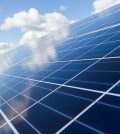 Solar panels in the sunshine