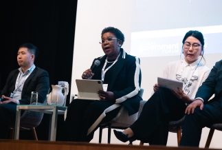 Didi Esther Walson-Jack speaking at Global Government Forum's Leaders Forum 2025.