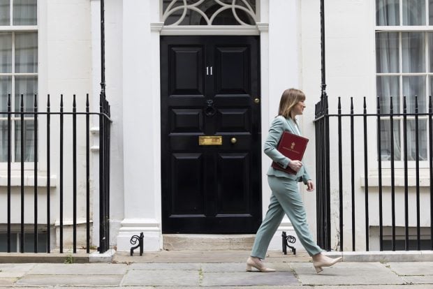 Chancellor Rachel Reeves leaves No 11 Downing Street, to deliver her Spending Review on 11 June. Treasury. Picture by Kirsty O'Connor / Treasury