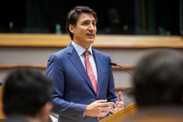 A photo of Canada’s Prime Minister Justin Trudeau
