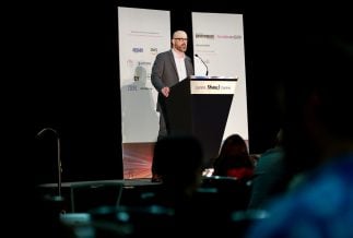 Stephen Burt speaking at AccelerateGov 2024