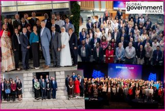 A montage of Global Government Fintech's events