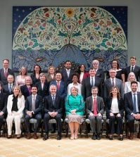 A picture of the new Canadian government cabinet Photo: Prime minister of Canada X account