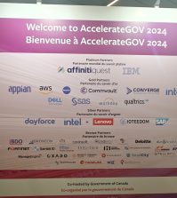AccelerateGOV welcome sign