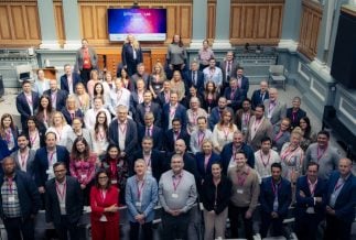 A picture of the attendees at Global Government Fintech LAb 2025