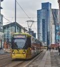A piucture of a Manchester city street.