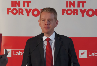 New Zealand prime minister Chris Hipkins Announces Cost of Living Policy in election campaign