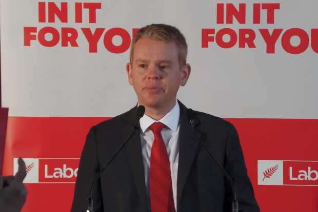 New Zealand prime minister Chris Hipkins Announces Cost of Living Policy in election campaign