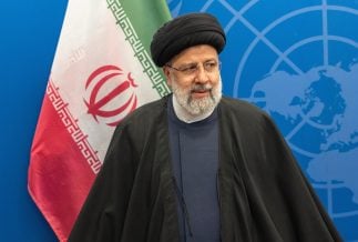 President of Islamic Republic of Iran Seyyed Ebrahim Raisi at UN Headquarters in New York on September 18, 2023