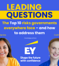 Leading Questions podcast graphic EY