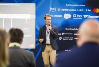 Thomas Green, managing consultant, Mastercard Data & Services speaking at Public Service Data..AI
